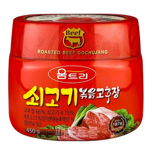 움트리 쇠고기 볶음고추장, 450g, 1개, 1개