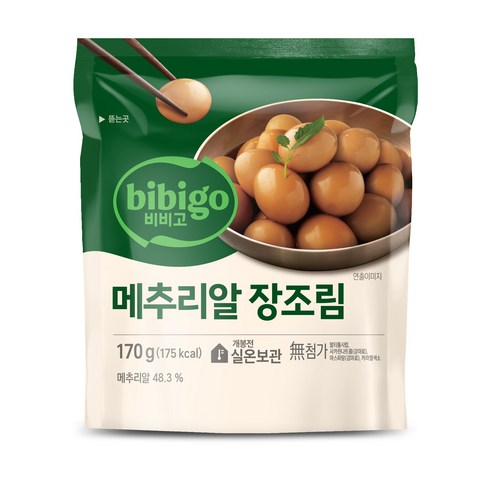 CJ제일제당 비비고 메추리알장조림 170g, 1개