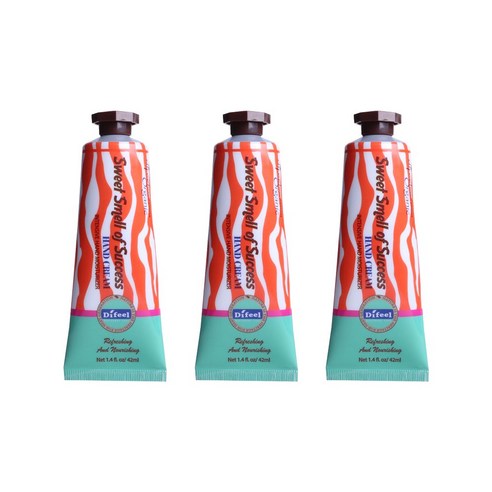 썬플라워 디필 스위트 스멜 오브 석세스 핸드 크림, 42ml, 3개