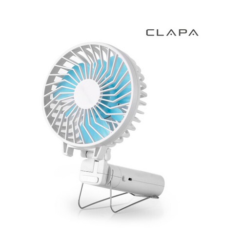 [클래파] 보조배터리 겸용 핸디형 선풍기 BFB-HF2601W, 단품 clapa