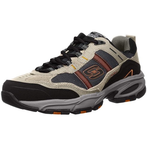 스케쳐스 남성용 Vigor Sport 2.0 Trait 메모리 폼 스니커즈 슈즈 퍼플