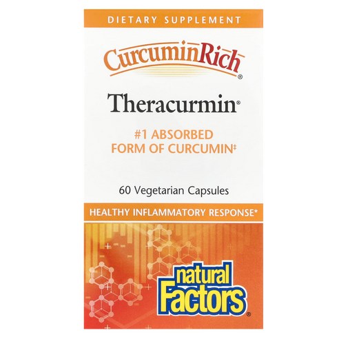 내추럴팩터스 테라큐민 Theracurmin 30mg 테라커민 캡슐 30정