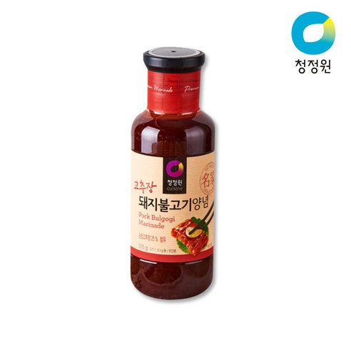 원하프돼지불고기양념500g/청정원총알배송, 500g, 1개