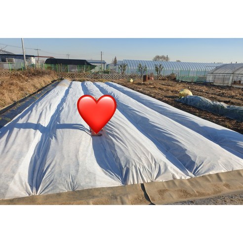 코리아부직포 서리방지부직포 냉해방지 겨울작물 한랭사 한냉사 마늘부직포 고추부직포 18g~40g, 18g, 폭2m길이100m, 1개