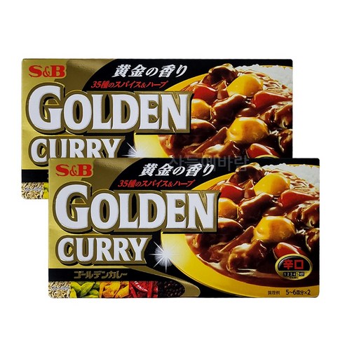 에스앤비 골든 카레 매운맛, 4개, 198g