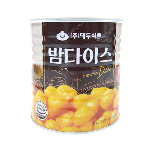 베이킹얌 밤다이스 3kg, 1개