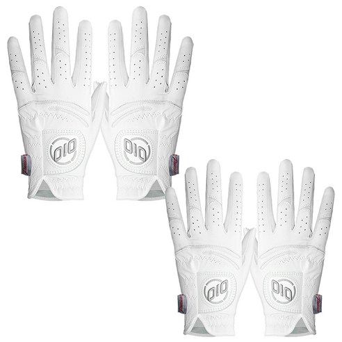 오아이오 뉴 천연양피 여성 양손 골프장갑 2p, 양손착용