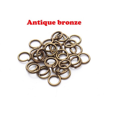 기부반지 50-200 pcs/lot 3-20mm 점프 반지 링 커넥터 금속 DIY 쥬얼리 결과 액세서리 만들기 용품