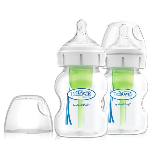 닥터브라운 와이드넥 젖병 PP 신생아 출산준비물, 150ml, 1개