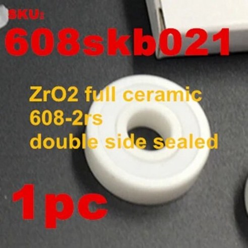 풀 세라믹 베어링 ZrO2/Si3n4 608 스케이트 보드 1 개 7mm 쿼드 인라인 608rs ABEC11, [05] 1pc Si3n4 627-2rs