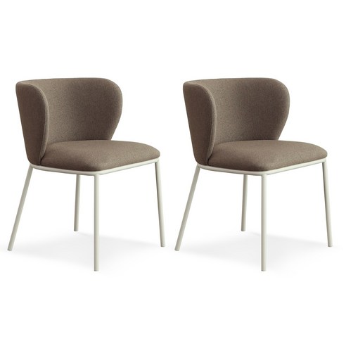 티엔느디자인 제나 카페 인테리어 식탁 의자 2p, (예약) 오트밀+화이트(무료배송) X 2개