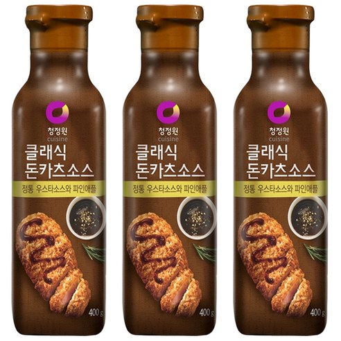 청정원 클래식 돈까스소스 400g x 3개, 1개