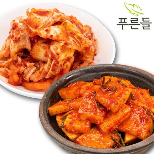 [푸른들] 전라남도 함평김치 맛김치 2kg + 석박지 2kg, 단품