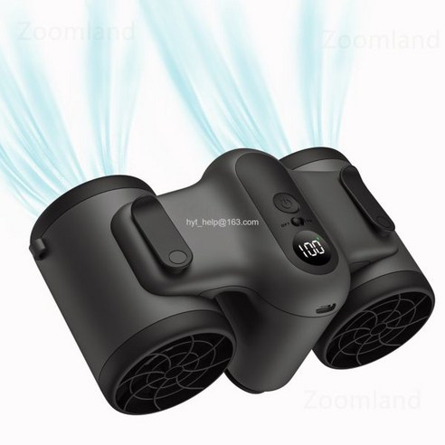 1539. 듀얼팬 클립형 미니선풍기 - 바람세기에 만족한다는 리뷰가 많은 미니선풍기