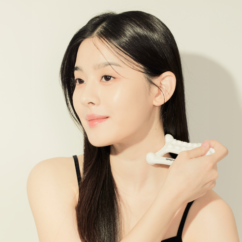 도자기 괄사로 붓기 없이 매끈한 V라인, 뻐근함 없이 가벼운 어깨를!