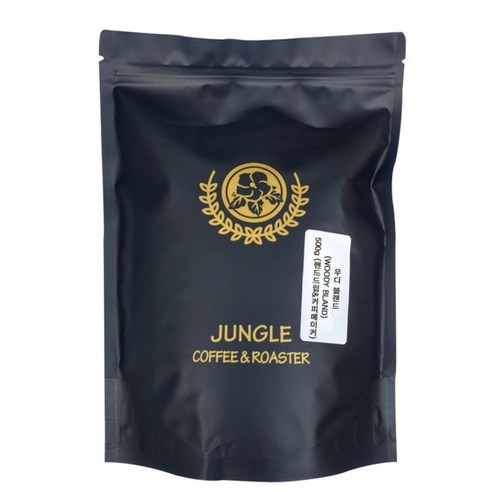 정글커피 우디 블랜드 원두커피, 커피메이커/핸드드립, 500g