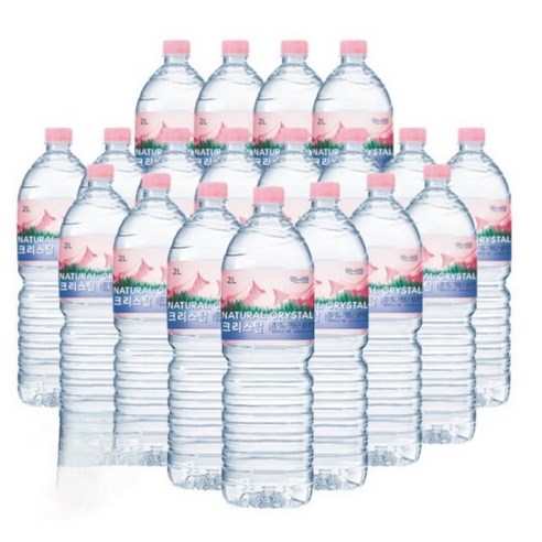 크리스탈 라벨 생수, 2L, 1152개