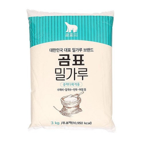 곰표 중력 다목적 밀가루 3kg (1개) 
식품