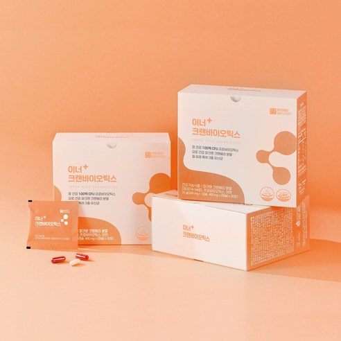 장인정신에브리데이 이너+ 크랜바이오틱스, 30포, 33g, 2박스