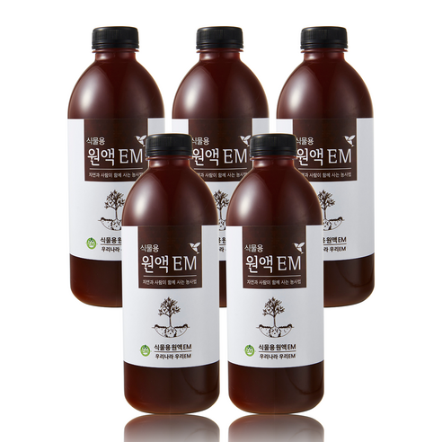 온시야 식물용 EM원액 1L 5개 토양개량제 텃밭가꾸기, 1개