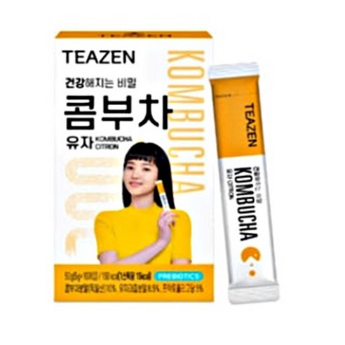 티젠 콤부차 유자, 5g, 10개입, 1개