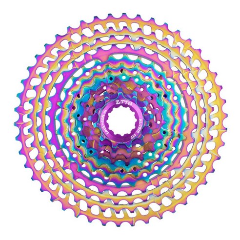 산악 자전거 11 속도 Freewheel 11-46 T 자전거 크롬 카세트 스프로킷, 다색, 알루미늄 합금 스틸