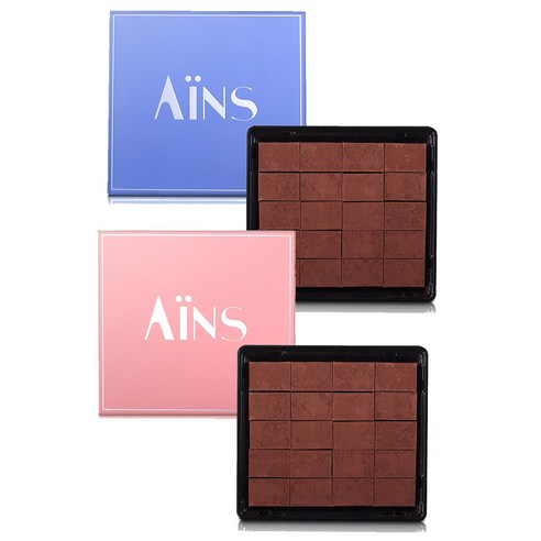 아인스 생초콜릿 마일드+카카오 세트 (총 2pack/1set) 파베 수제초콜릿 세트, 마일드 카카오세트