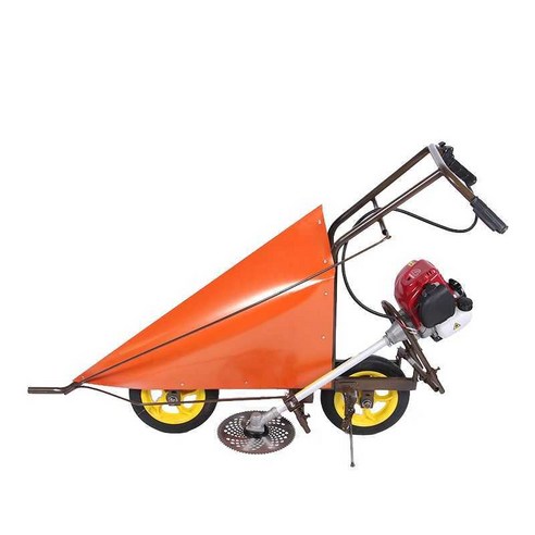 옥수수 줄기 절단기 콩 기계 콩수확기 콤바인 참깨 고추대 짚, 하베스터 프레임+레버+케이블, 1개