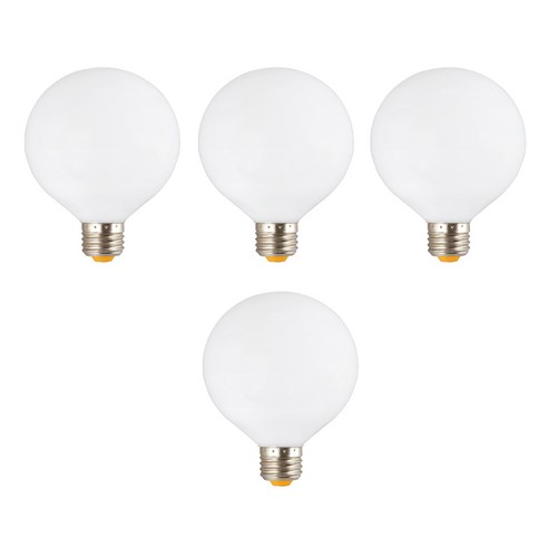 KimS led 볼전구 12w 숏넥 XCLP-1-S12, 4개, 전구색