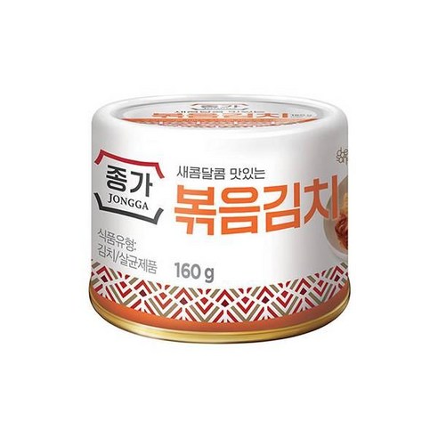 종가집볶음김치 종가 새콤달콤 맛있는 볶음김치 (캔), 160g, 13개 Best Top5