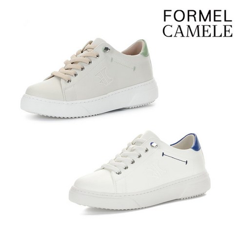 포멜카멜레 FORMEL CAMELE 엠블럼 스니커즈 2종택1 FJY1F1SW040-PC 298694