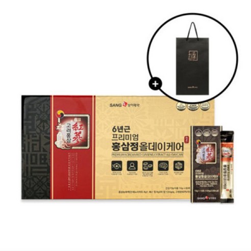 상아제약 6년근 프리미엄 홍삼정 올데이케어 10g, 1개, 60정