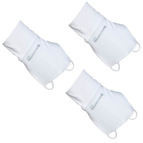 인콘트로 자외선차단 골프 손등토시 오른손착용, 흰색, 3개