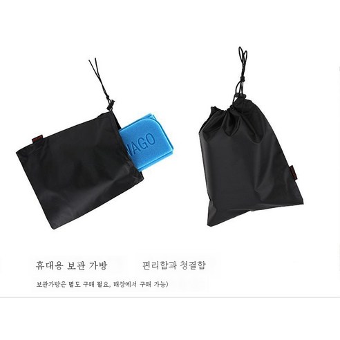 ZZJJC 아웃도어 방석 접이식 거품 휴대용 피크닉 매트 방습 매트, 블랙 옥스퍼드 파우치