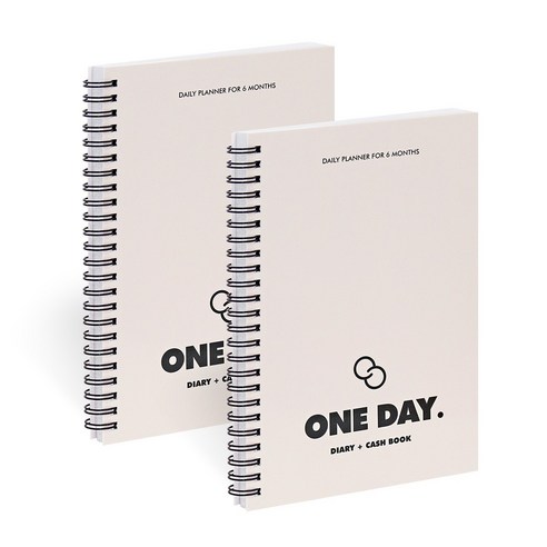 인디고 기본 하루일지 6개월 가계부+다이어리, 2p, 그린
