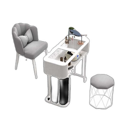 네일 테이블 가구 책상 팔 시술대 탁자 샵가구 팔받침대 고급, 1개, 1m 나무+팔각1+꽃잎1