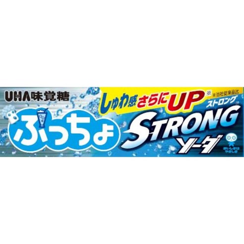 UHA미각당 푸쵸 스트롱 소다 스틱 10개세트 일본 발매, 50그램(10개), 50g, 10개