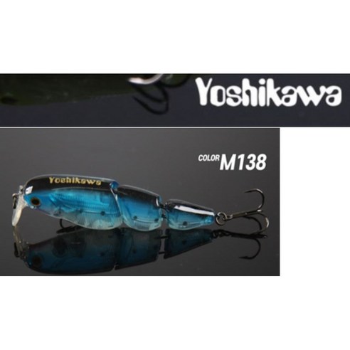 피쉬 블루 바이트 동형 물고기 모형 M138 강력 바이트, 9.3g, 1개