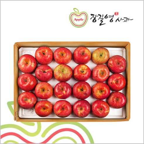 경북 사과 알뜰 흠집 보조개 중소과 4kg(13~19과), 1박스