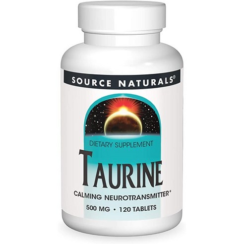 소스네츄럴스 타우린 500mg 60정 영양제 Source Naturals Taurine, 1개