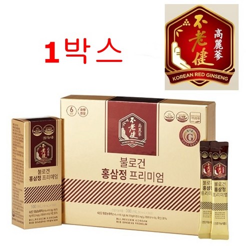 대동고려삼 불로건 홍삼정 프리미엄 홍삼스틱 10ml x 30포(한달분) 진세노사이드20mg 고함량제품, 1박스