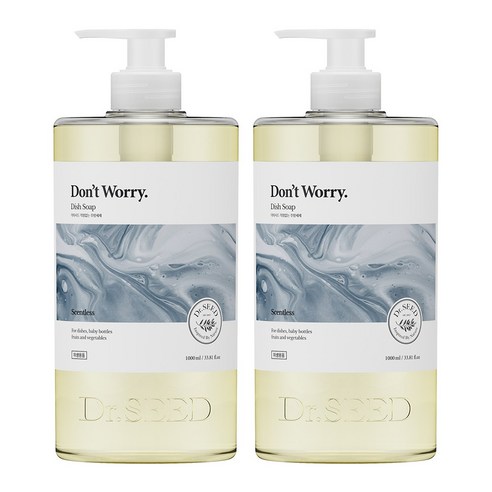 닥터시드 걱정없는 1종 주방세제, 1000ml, 2개