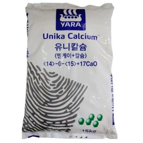 야라 유니칼슘 15kg-최고의 웃거름 S15, 1개, 15000g