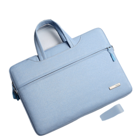 [코스릴] 휴대용 간단한 노트북 가방, 파란색 어깨 끈
