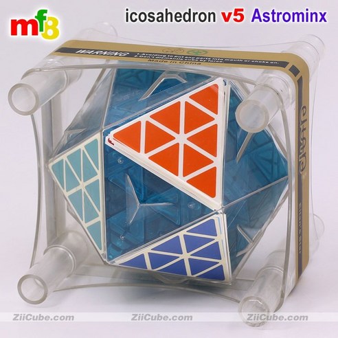 전문가 Mf8 Astrominx Icosahedron 큐브 V5 아이스 블루 투명 에디션 20 개 표면 얼굴 매직 퍼즐 마술 장난감 게임 - 메가밍크스큐브 | 쿠팡