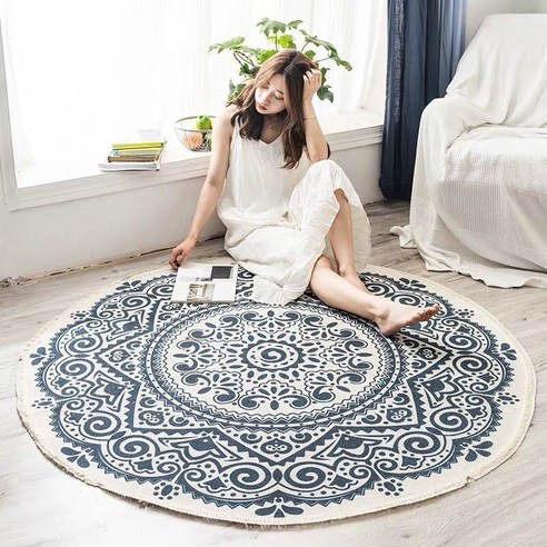 앤티크 원형 카페트 SH13, 지름 150cm – 침실, 거실, 소파에 어울리는 아늑한 매트! 엔틱원형테이블 앤티크 원형 카페트 SH13, 지름 150cm – 침실, 거실, 소파에 어울리는 아늑한 매트! 엔틱원형테이블