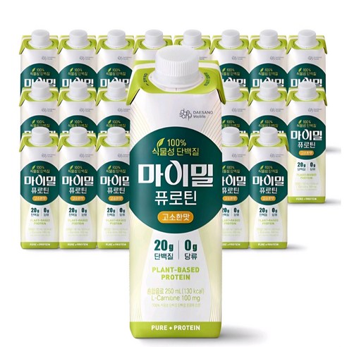 대상웰라이프 마이밀 퓨로틴 고소한맛, 250ml, 6개