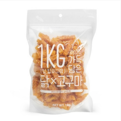 슈퍼츄 일킬로그램 가득담은 강아지 육포, 오리가슴살, 1kg, 1개