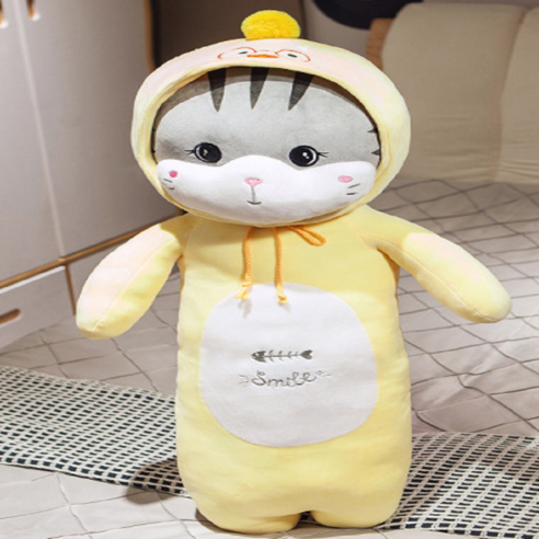 클로즈유닉 빵실냥이 모찌인형, 노랑, L