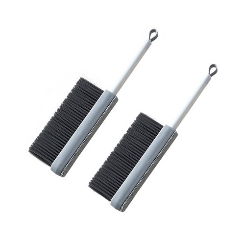 접이식 틈새 청소 브러쉬 옷 먼지제거 겸용 RC224, 그레이, 2개